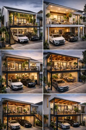 Mezannine Teras Rumah Keren di Gunung Halu